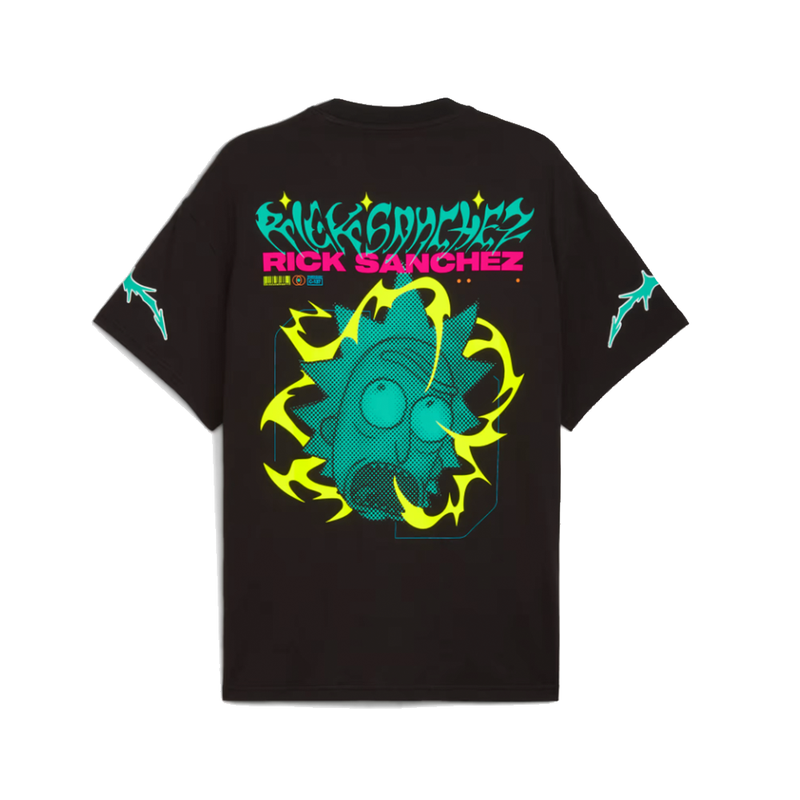 Puma Hoops x Rick and Morty Tee T-shirt 'Black'