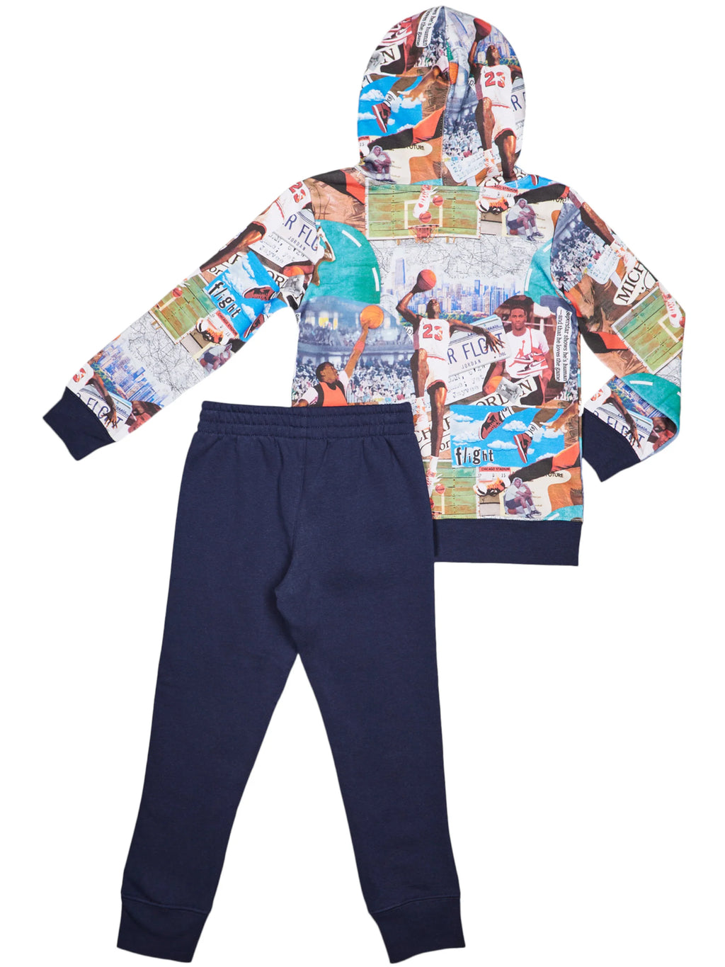 Jordan Brooklyn Fleece Baby Set 'Blue/Multi'