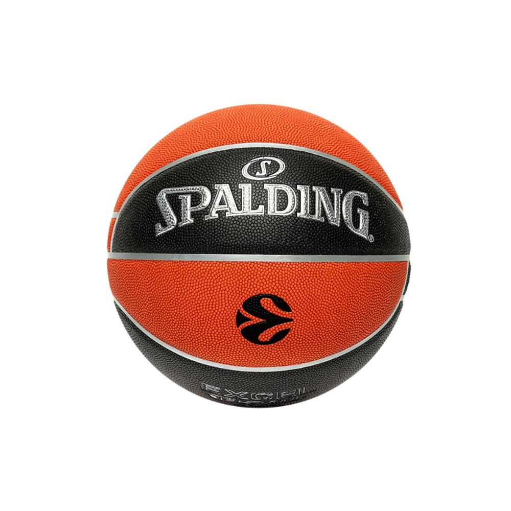 Spalding Euroleague Excel TF-500 Size 7 Composite Basketball 'Orange/Black/Silver'