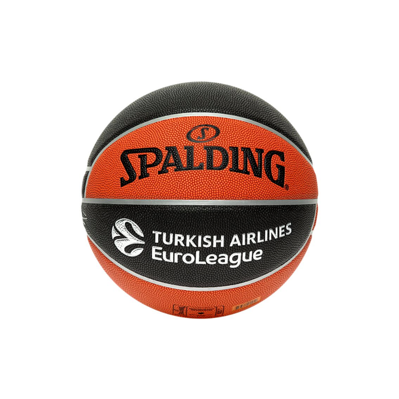 Spalding Euroleague Excel TF-500 Size 7 Composite Basketball 'Orange/Black/Silver'