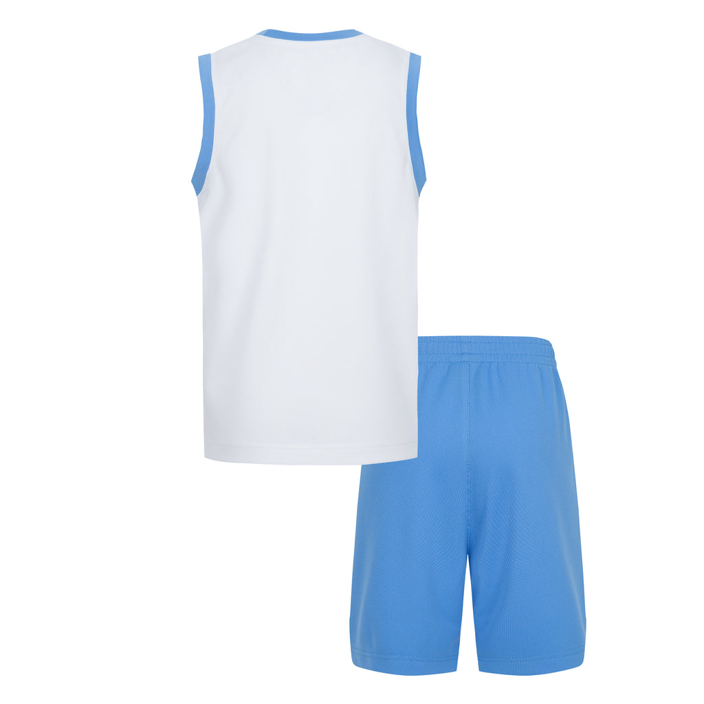 Jordan Jersey and Short Little Kids Set 'University Blue/White'