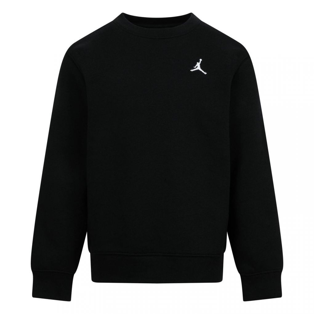 Jordan Brooklyn Fleece Kids Crewneck 'Black'