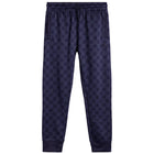 Jordan Monogram Kids Track Pant 'Midnight Navy'