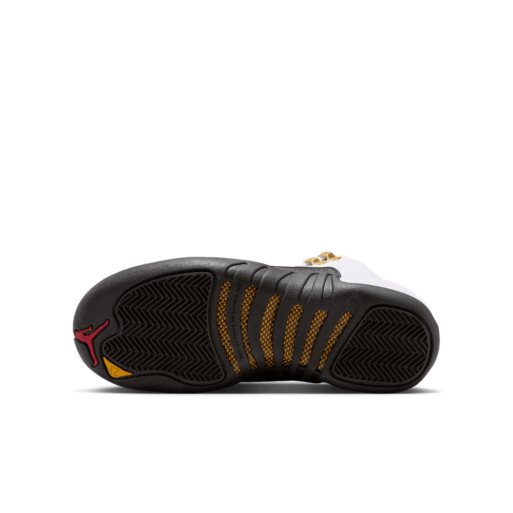 Air Jordan 12 Retro Big Kids' Shoes (GS) 'White/Black/Taxi'