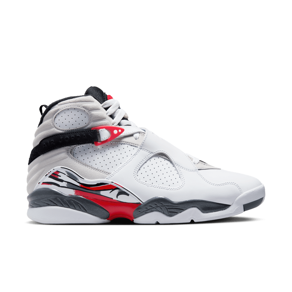 Air Jordan 8 Retro Men's Shoes 'White/Black/Red'