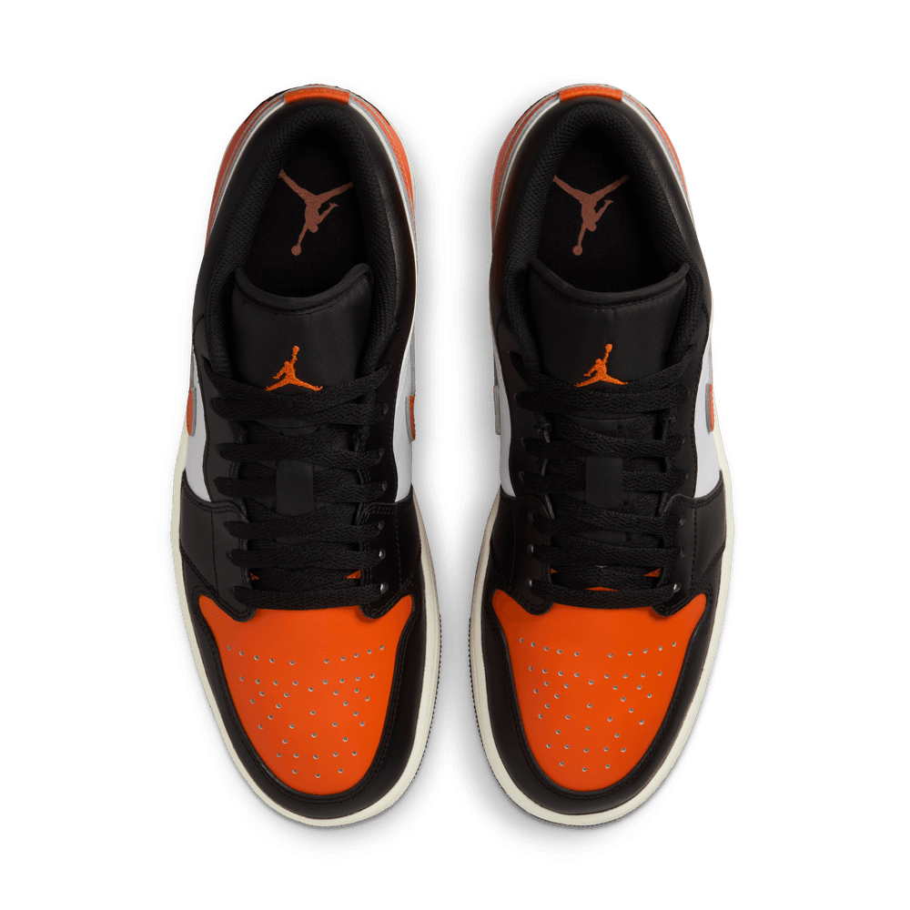 Air Jordan 1 Low Men's Shoes 'Black/Starfish/White/Sail'