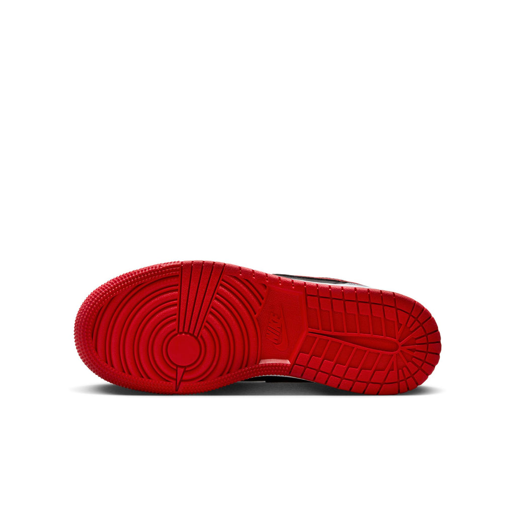 AIR JORDAN 1 LOW (GS) BLACK/FIRE RED-CEMENT GREY-WHITE
