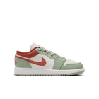 Air Jordan 1 Low Big Kids' Shoes (GS) 'Sail/Jade/Redstone'