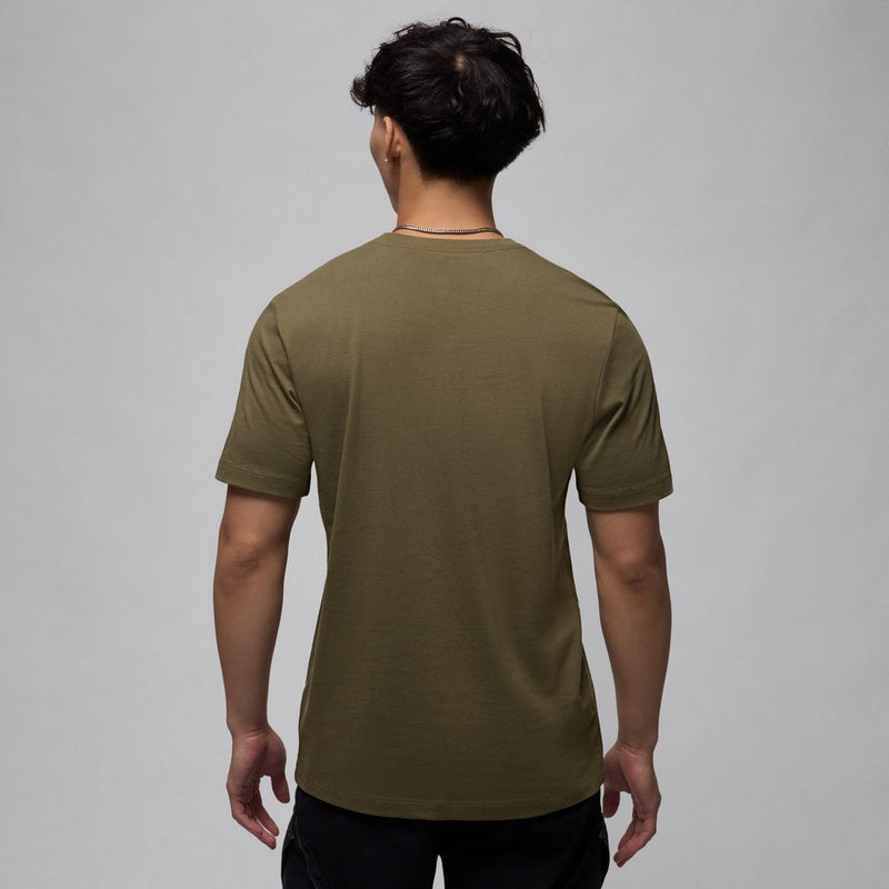 Jordan Jumpman Flight Men's T-Shirt 'Medium Olive/White'