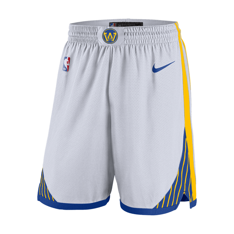 Golden State Warriors Men's Nike NBA Swingman Shorts 'White'