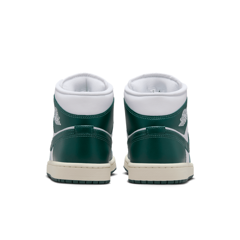 Air Jordan 1 Mid Women's Shoes 'White/Oxidized Green'