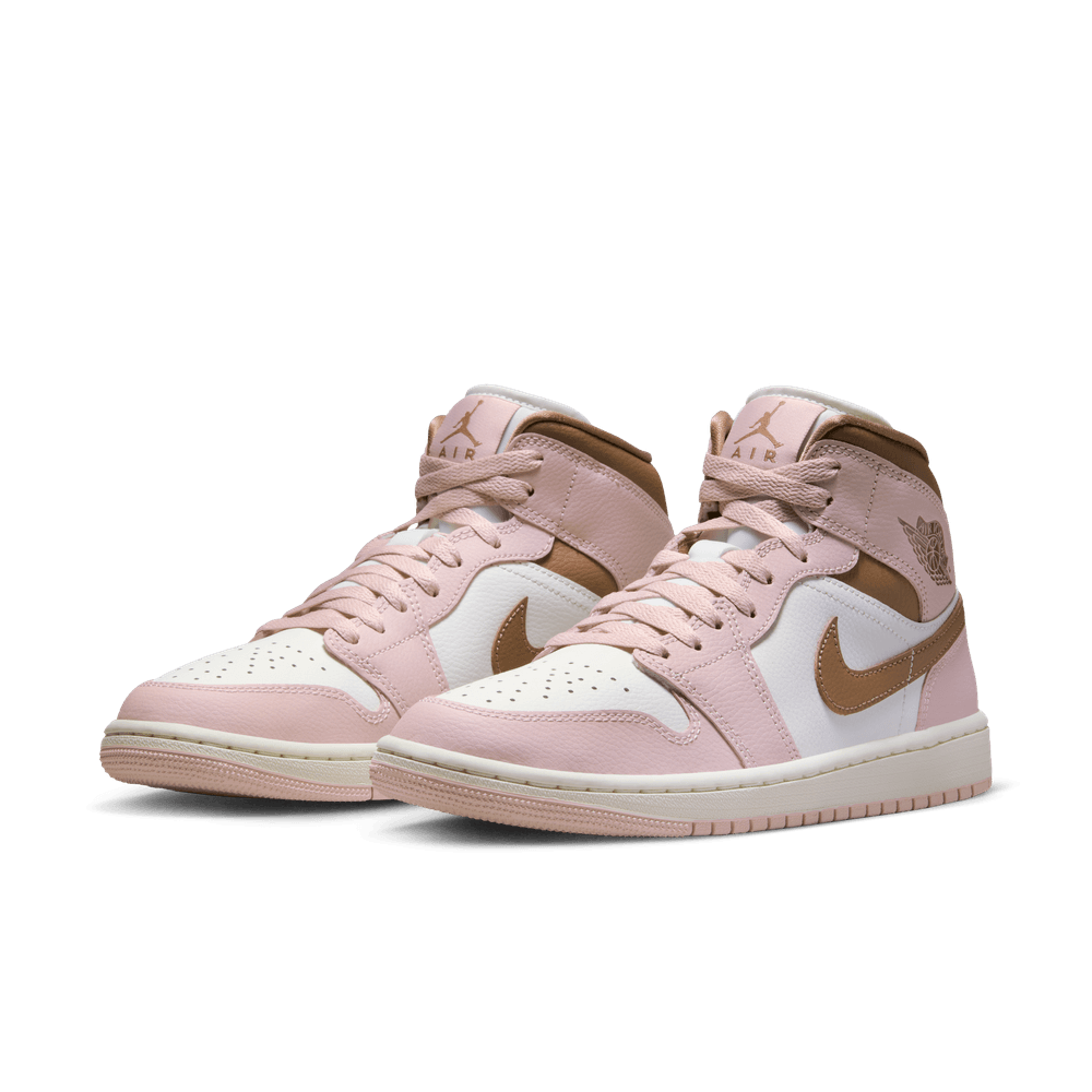 Air Jordan 1 Mid WMNS Lifestyle Shoes 'Oxford/Archaeo Brown'