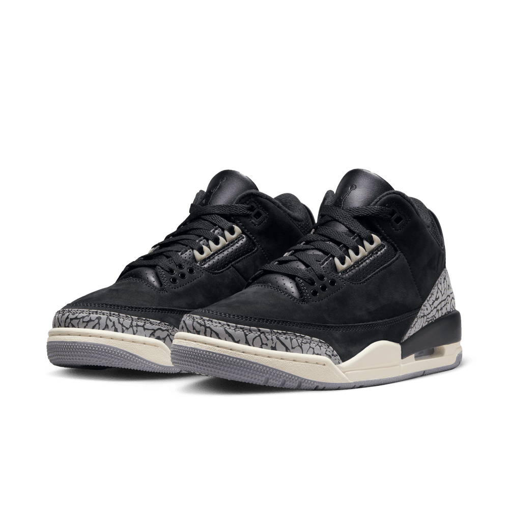 Air Jordan 3 Retro Women's Shoes "Off Noir" 'Black/Sail'
