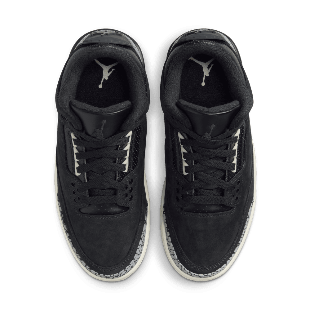 Air Jordan 3 Retro Women's Shoes "Off Noir" 'Black/Sail'