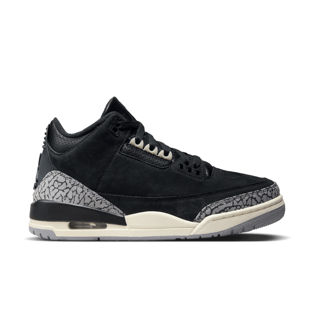 Air Jordan 3 Retro Women's Shoes "Off Noir" 'Black/Sail'