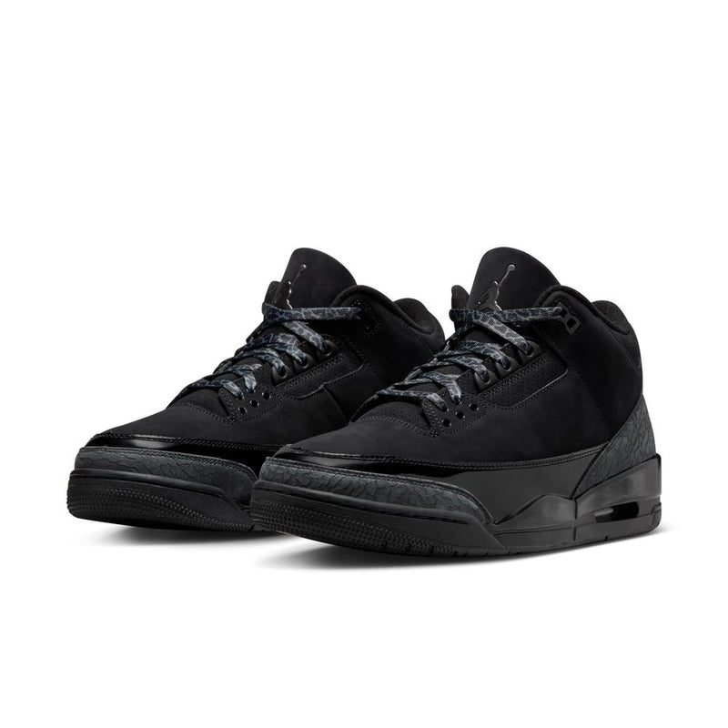 Air Jordan 3 Retro Men's Shoes 'Black Cat' 'Black/Charcoal/White'