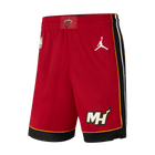 Miami Heat Statement Edition 2020 Men's Jordan NBA Swingman Shorts 'Red/Black/White'