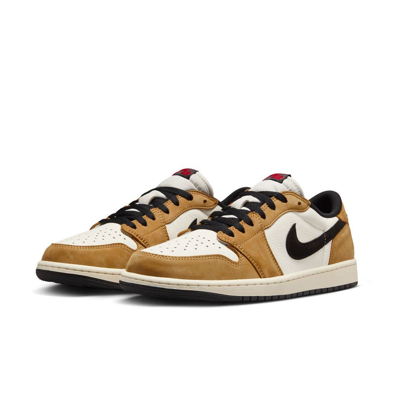 Air Jordan 1 Low OG Men's Shoes 'Sail/Black/Golden Harvest'