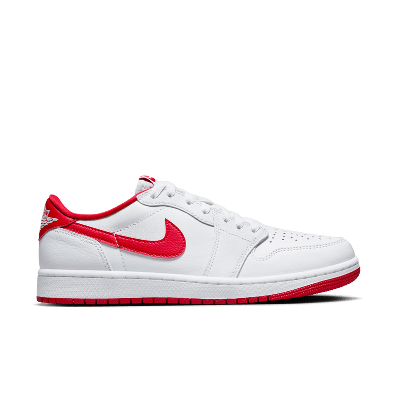 Air Jordan 1 Low OG Shoes 'White/Red'