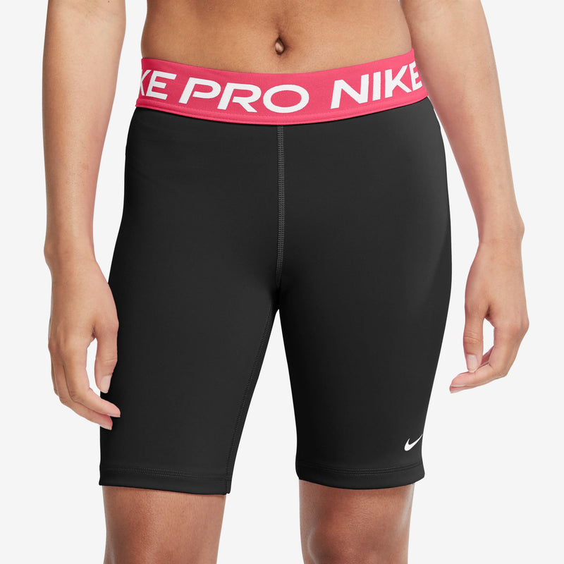 Nike Pro 365 Women's 8" Shorts 'Black/Aster Pink/White'