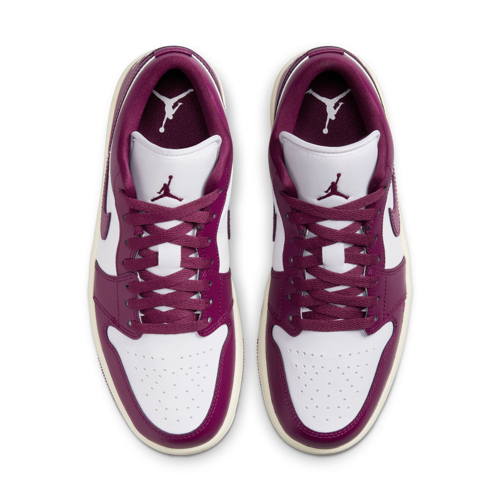 Air Jordan 1 Low Women's Shoes 'White/Bordeaux/Sail'