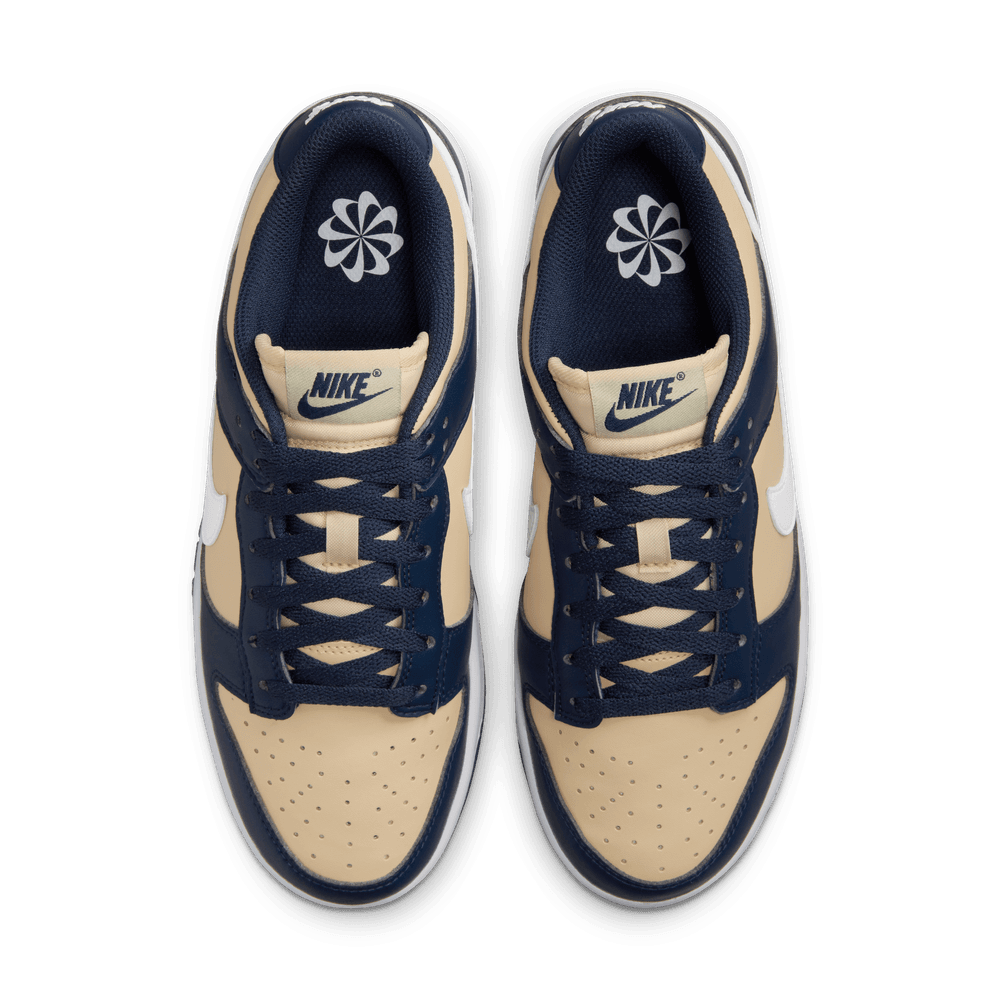 Nike Dunk Low Women's Shoes 'Navy/White/Gold'