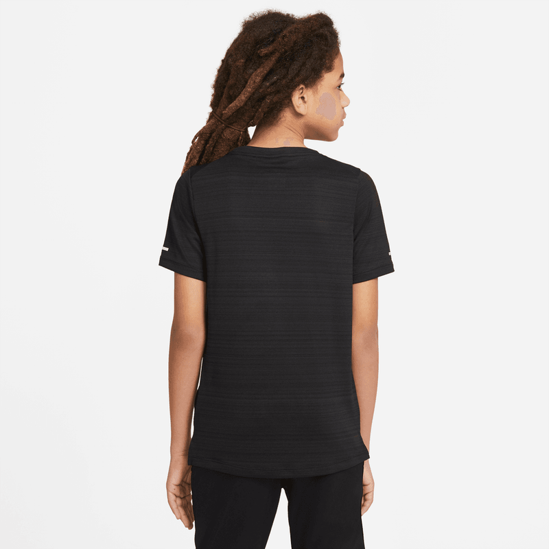 Nike Dri-FIT Miler Big Kids' (Boys') Training Top 'Black'