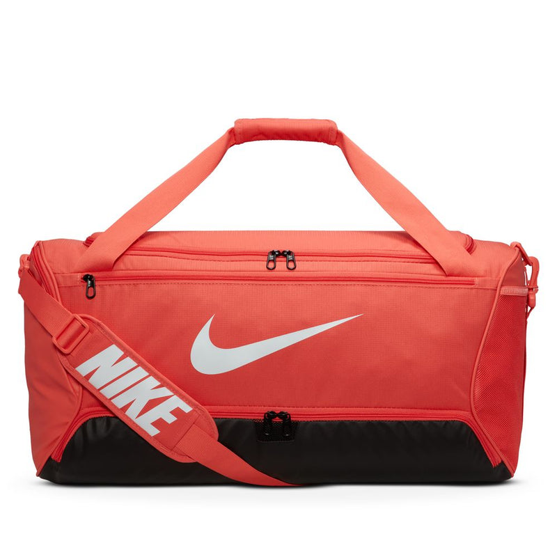 Nike Brasilia 9.5 Training Duffel Bag (Medium, 60L) 'Magic Ember/Vlack/White'