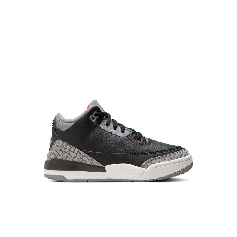 Jordan 3 Retro "Black Cement" Little Kids' Shoes (PS) 'Black/Fire/Cement'