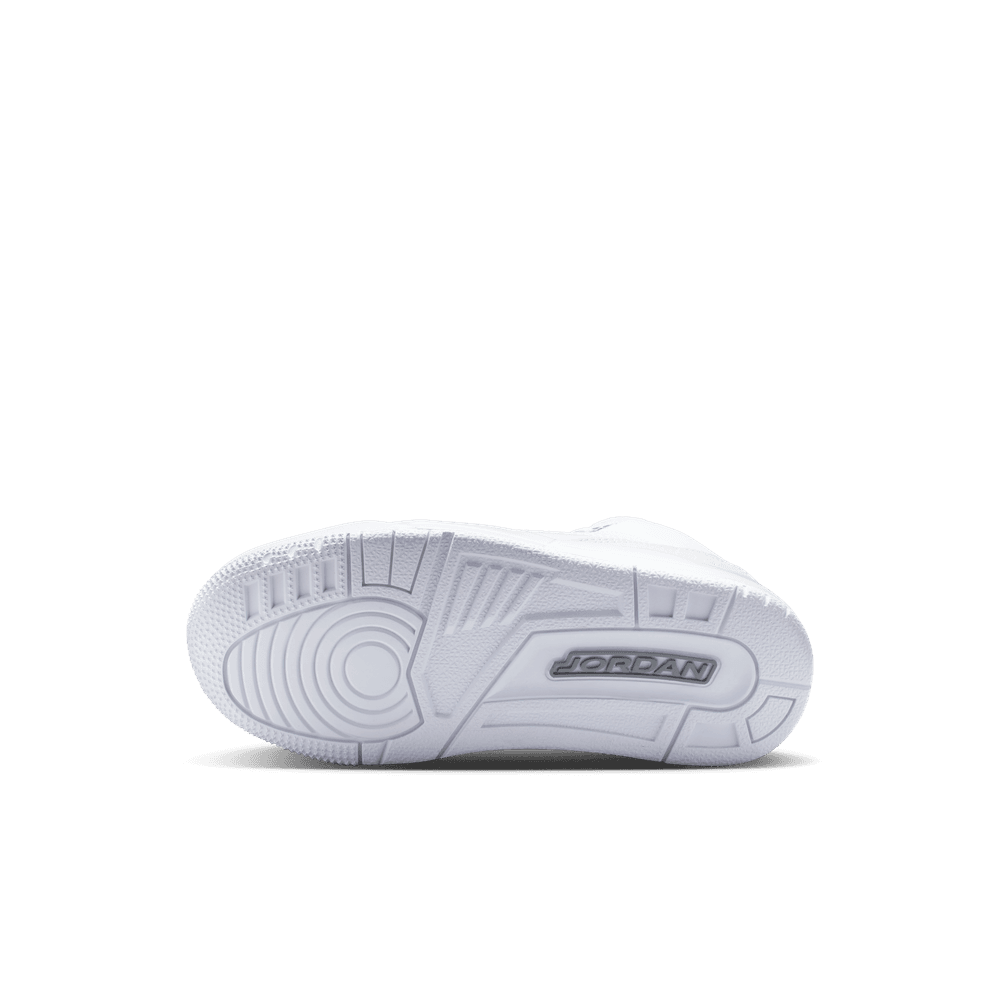 Jordan 3 Retro Little Kids' Shoes (PS) 'White/Silver'