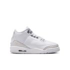 Air Jordan 3 Retro "Pure Money" Big Kids' Shoes (GS) 'White/Silver'