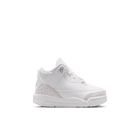 Jordan 3 Retro "Pure Money" Baby/Toddler Shoes (TD) 'White/Silver'