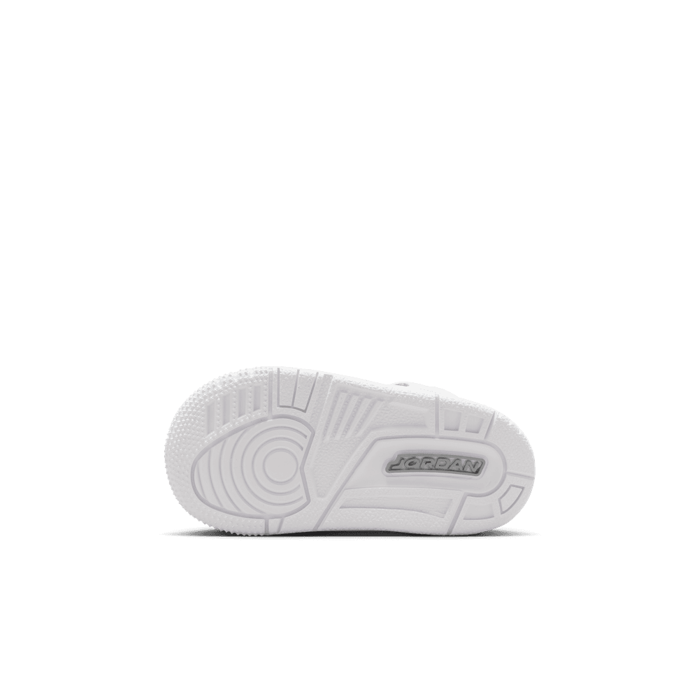 Jordan 3 Retro "Pure Money" Baby/Toddler Shoes (TD) 'White/Silver'