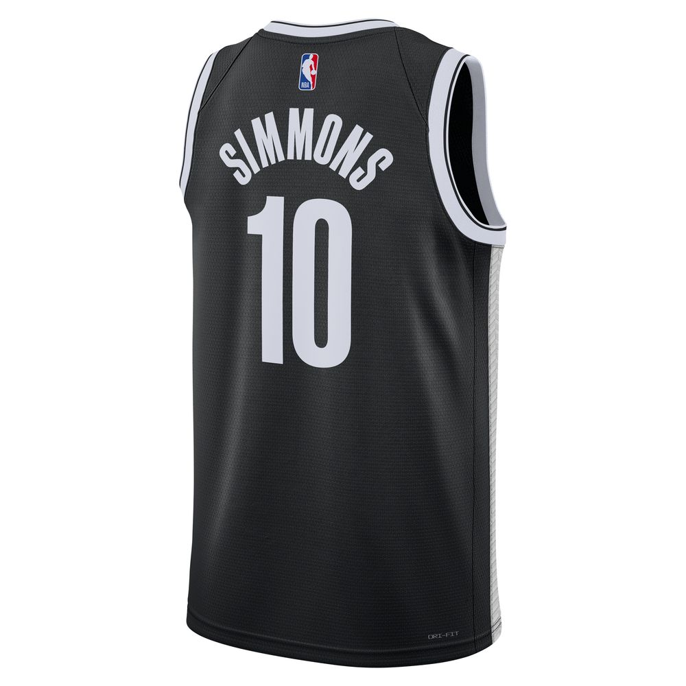 Ben Simmons Brooklyn Nets Icon Edition Men's Nike Dri-FIT NBA Swingman Jersey 'Black'