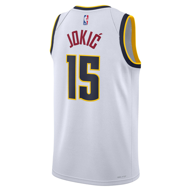 Nikola Jokic Denver Nuggets Association Edition Men's Nike Dri-FIT NBA Swingman Jersey 'White'