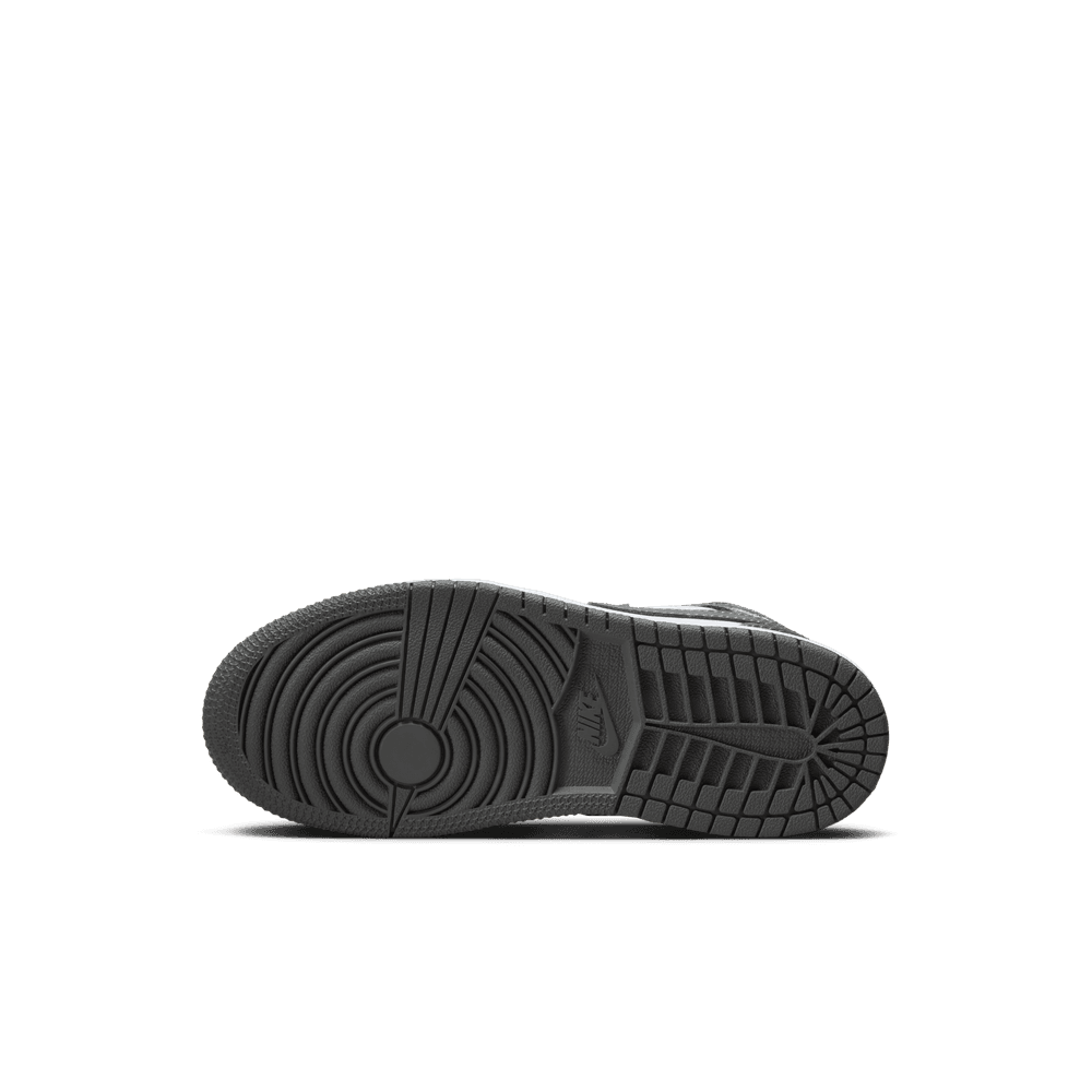 Jordan 1 Mid 'Black/Iron Grey'