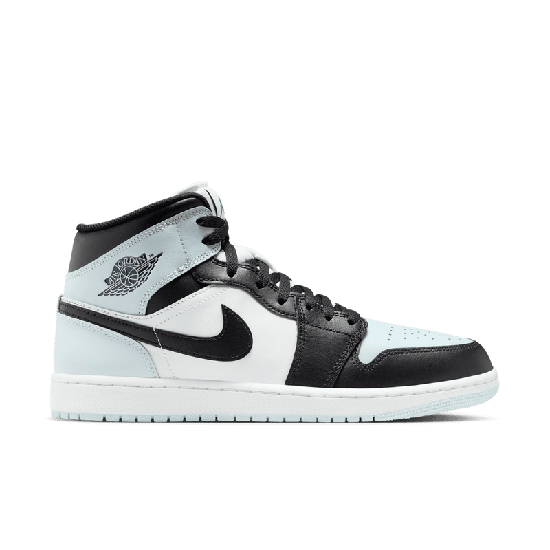 Air Jordan 1 Mid Men's Shoes 'Black/Squadron Blue'