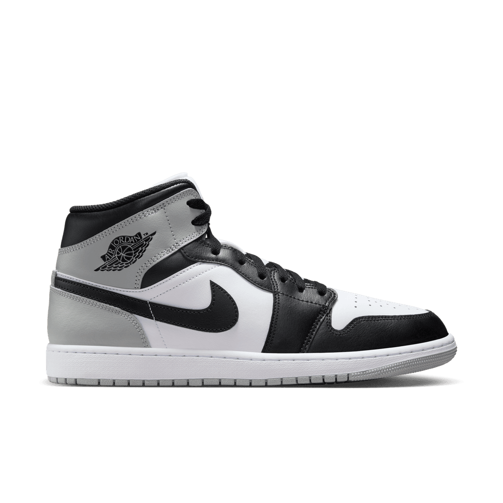 Air Jordan 1 Mid Men's Shoes 'White/Black/Gey'