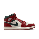 Air Jordan 1 Mid Men's Shoes 'Sail/Green/Redstone'