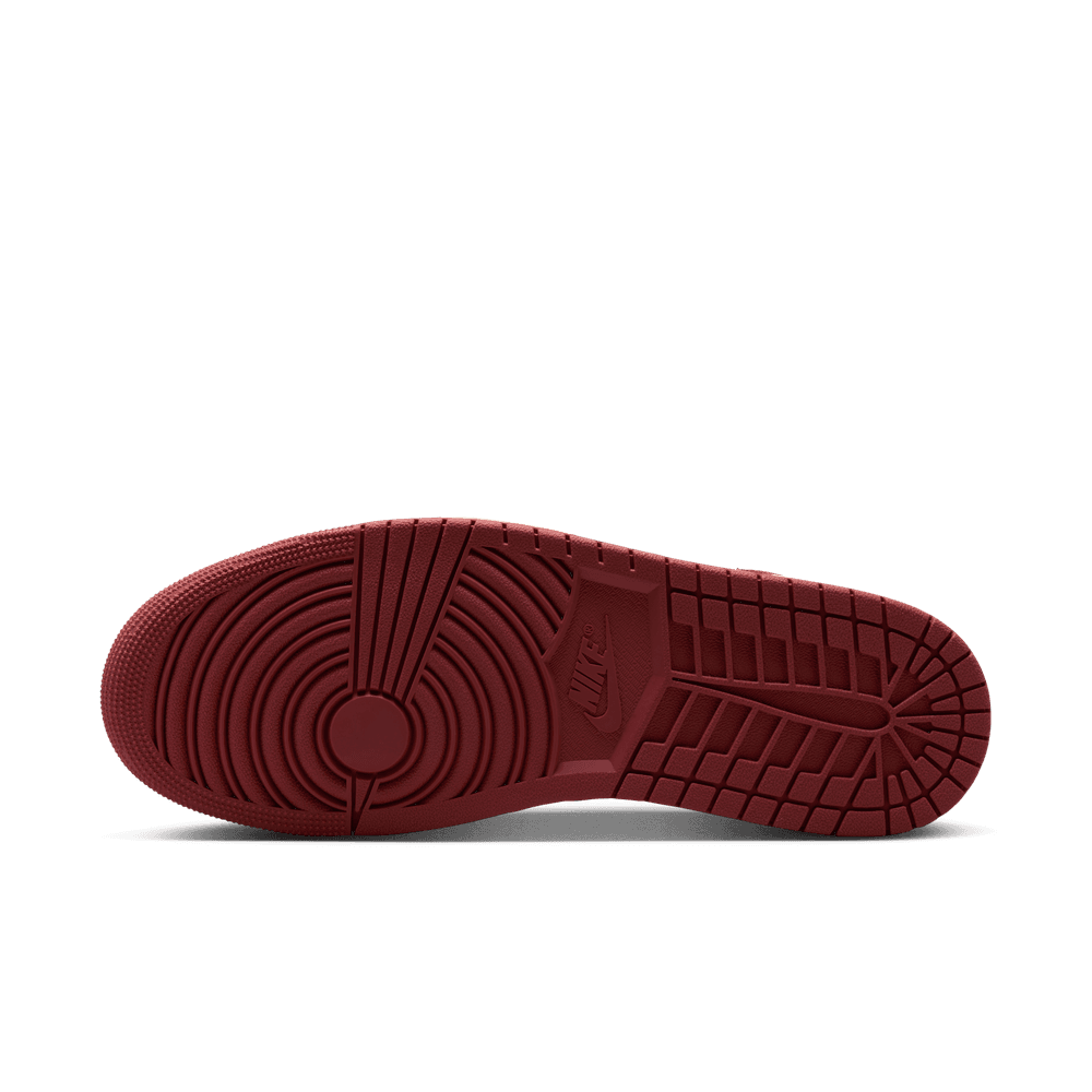 Air Jordan 1 Mid Men's Shoes 'Sail/Green/Redstone'