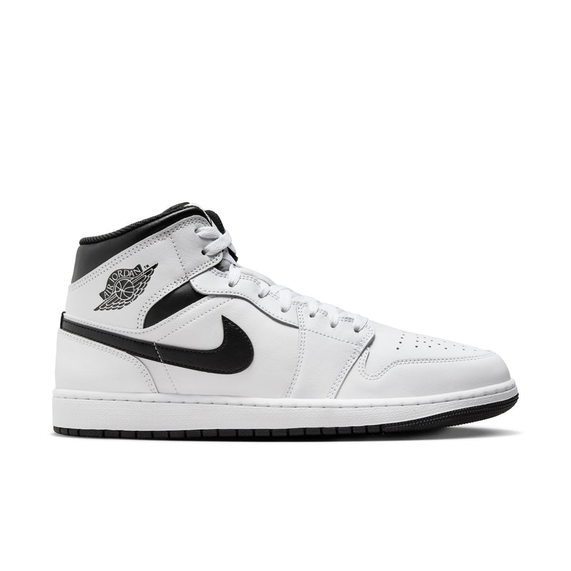 Air Jordan 1 Mid Men's Shoes 'White/Black'