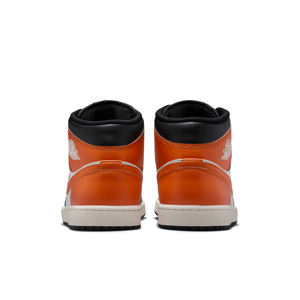 Air Jordan 1 Mid Men's Shoes 'Starfish/Black/Sail'