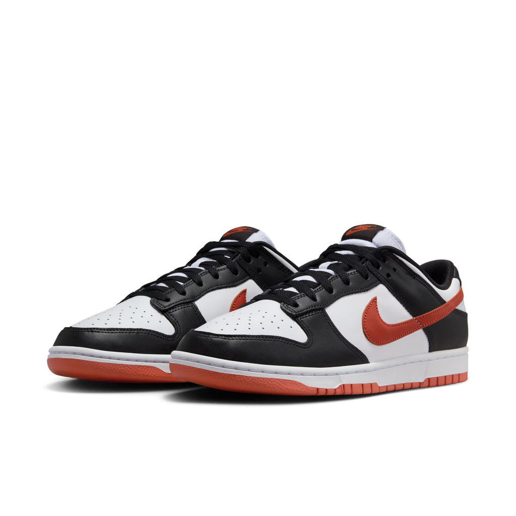 Nike Dunk Low Retro Men's Shoes 'White/Dragon Red/Black'