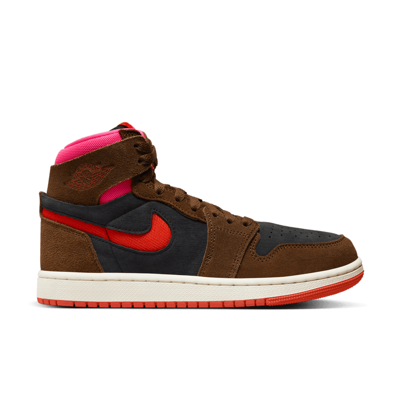 Air Jordan 1 Zoom CMFT 2 Women's Shoes 'Cacao/Picante Red'Black'