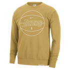 Los Angeles Lakers Nike Standard Men's Crewneck 'Gold/Ivory'
