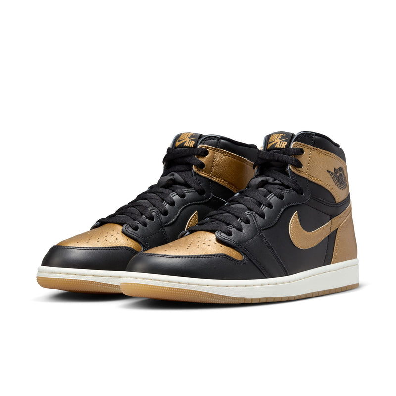 Air Jordan 1 Retro High OG Men's Shoes 'Black/Metallic Gold/Sail'