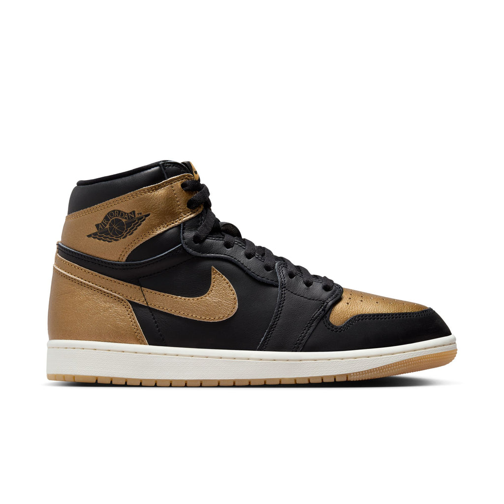 Air Jordan 1 Retro High OG Men's Shoes 'Black/Metallic Gold/Sail'