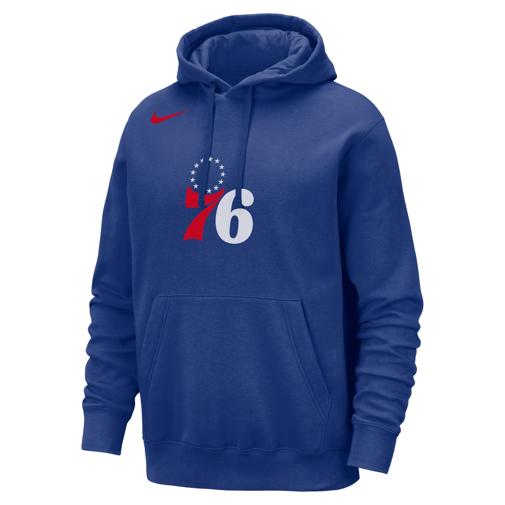 Philadelphia 76ers Club Men's Nike NBA Pullover Hoodie 'Blue'