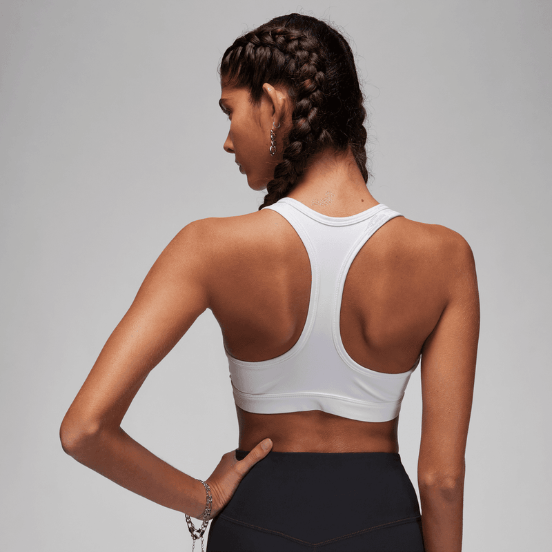 Jordan Sport Women's Medium-Support Padded Jumpman Bra 'White/Stone Mauve'