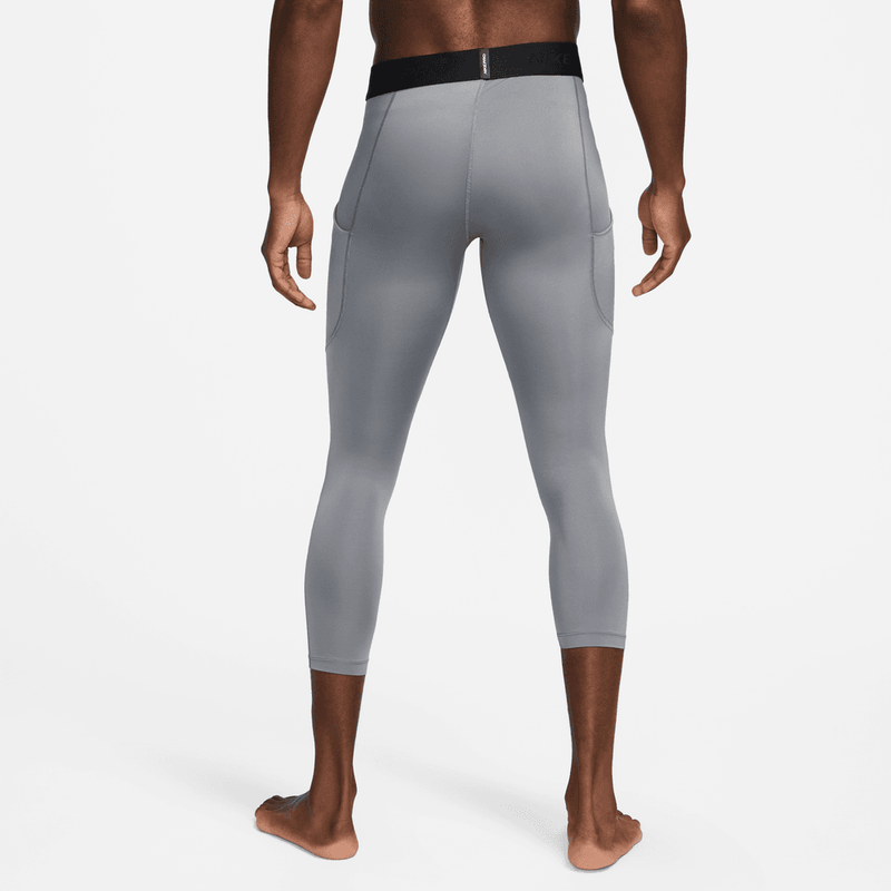 Nike Pro Men's Dri-FIT 3/4-Length Fitness Tights 'Grey/Black'